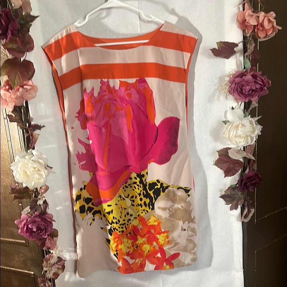 Worthington Multicolor Floral Midi Dress